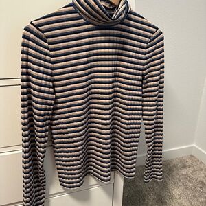 Madewell Striped Turtle Neck